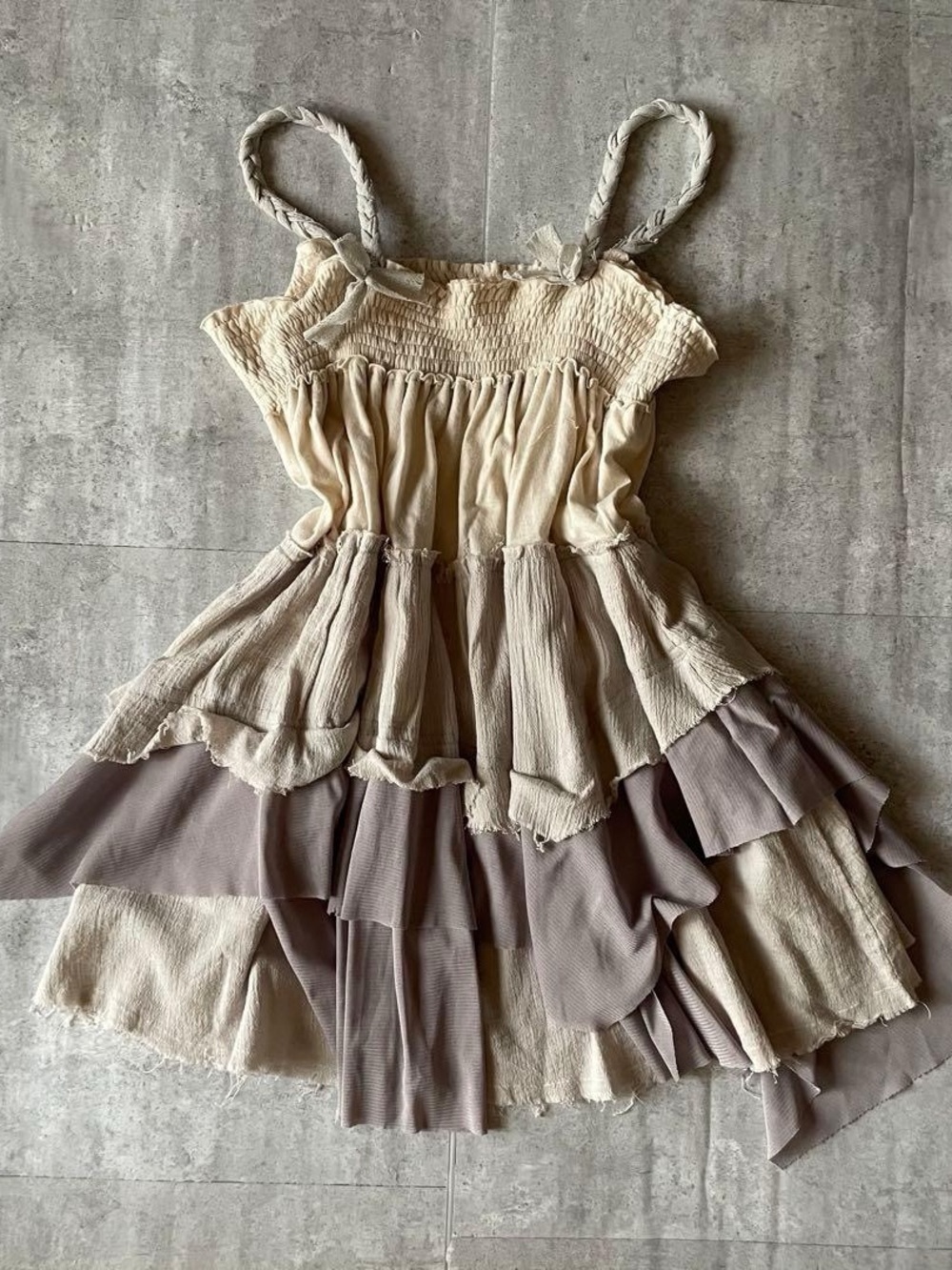 moving sale 💕 - j-fashion fairy grunge cream layered cami